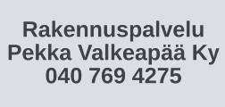 Rakennuspalvelu Pekka Valkeapää Ky logo